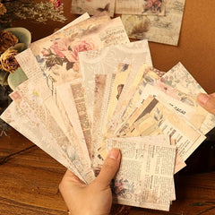Vintage Scrapbook Paper for Bullet Journals & Art Journaling