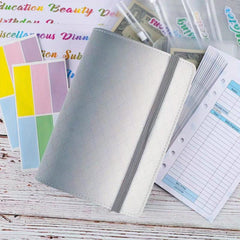 A6 Macaron Binder Notebook - Colorful School Supplies