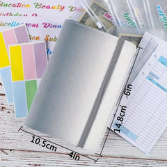 A6 Macaron Binder Notebook - Colorful School Supplies