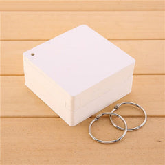 Cardboard Binder Ring Flash Card Study Cards Loose Leaf Book
