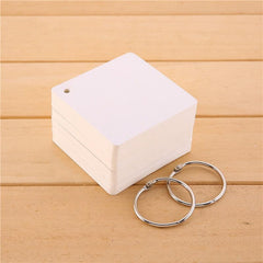 Cardboard Binder Ring Flash Card Study Cards Loose Leaf Book