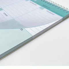 1pc Daily Planning Record Book 52 Sheets Coil Planner