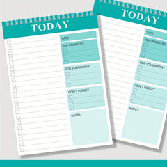 1pc Daily Planning Record Book 52 Sheets Coil Planner