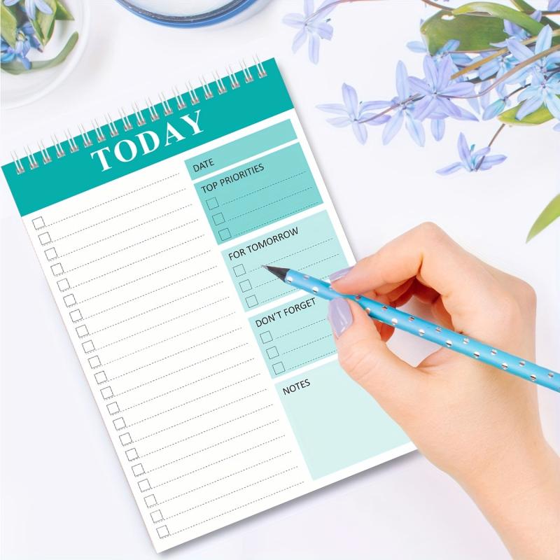 1pc Daily Planning Record Book 52 Sheets Coil Planner