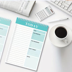 1pc Daily Planning Record Book 52 Sheets Coil Planner