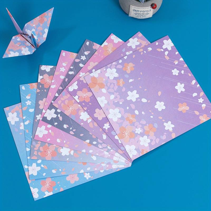 58 Double-Sided Origami Paper Cards 14.99 cm Square - Set of 58