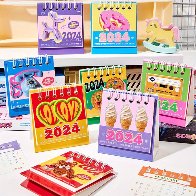 Mini Desk Calendar Office Supplies Academic Planning & Organizing Gift