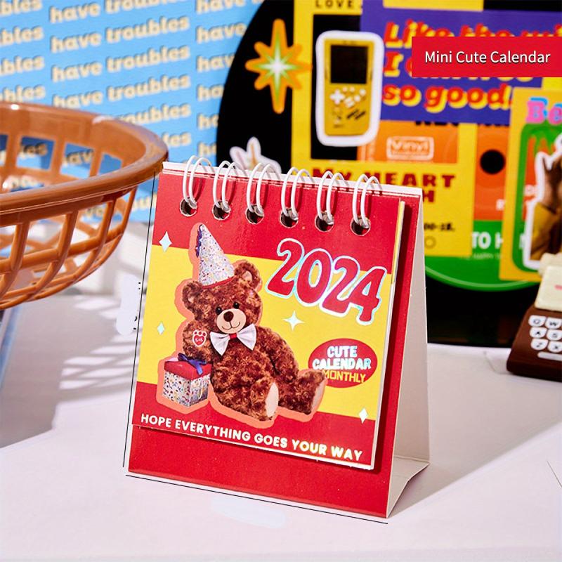 Mini Desk Calendar Office Supplies Academic Planning & Organizing Gift