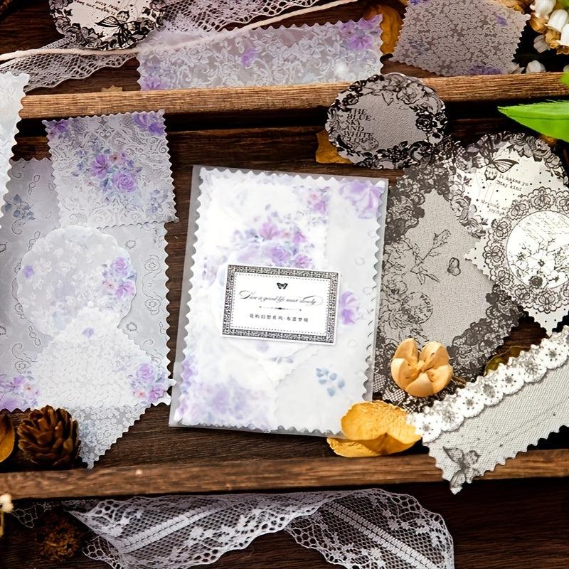 20 Sheets Vintage Lace Series Scrapbook Paper