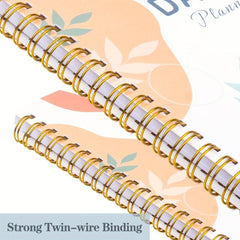BUBU Daily Planner Notebook Undated To Do List Time Management Meal Plan