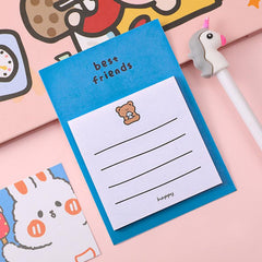 Rabbit Memo Pad Sticky Notes 30 Sheets Office Learning Stationery