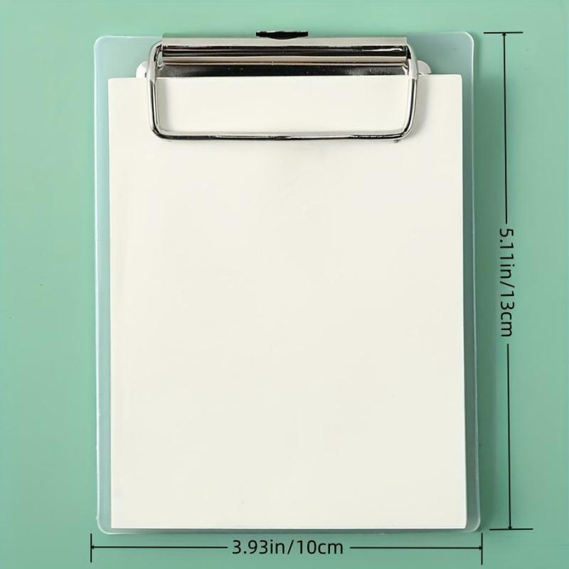 50-Page Board Clip Memo Pad & Portable Notepad