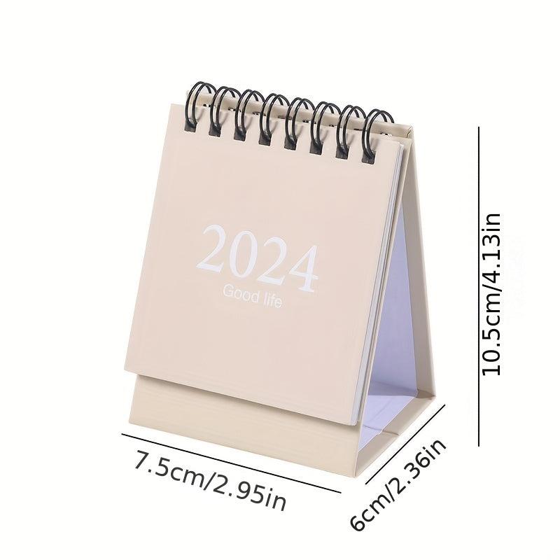 Morandi Mini Desk Calendar Small Desktop Decoration