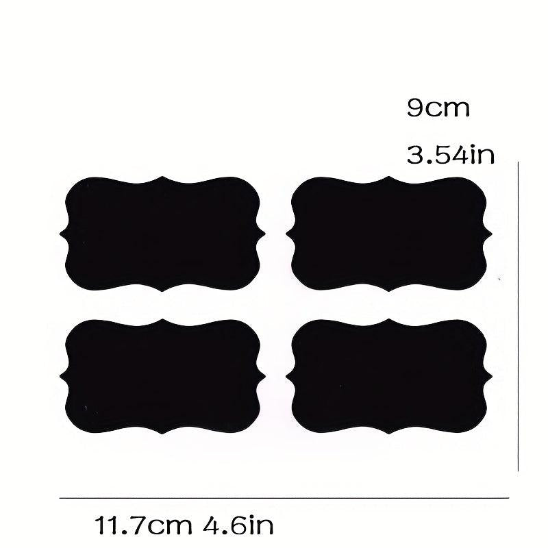 36pcs Reusable Waterproof Blackboard Stickers Removable Labels
