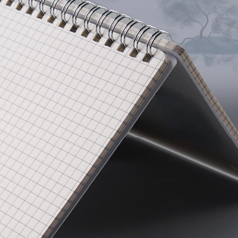 Frosted PP Shell Coil Notebook A5 Horizontal Line Inner Page Not Clear