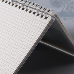 Frosted PP Shell Coil Notebook A5 Horizontal Line Inner Page Not Clear