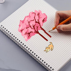Frosted PP Shell Coil Notebook A5 Horizontal Line Inner Page Not Clear