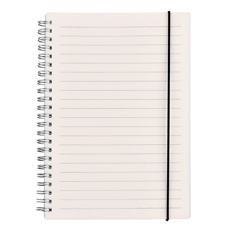 Frosted PP Shell Coil Notebook A5 Horizontal Line Inner Page Not Clear