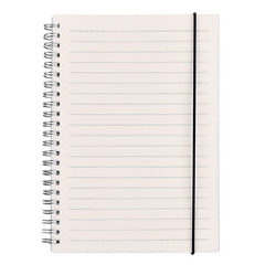 Frosted PP Shell Coil Notebook A5 Horizontal Line Inner Page Not Clear