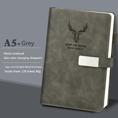 1PC Metal Notebook Ultra Thick Large Business Diaries