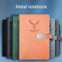 1PC Metal Notebook Ultra Thick Large Business Diaries