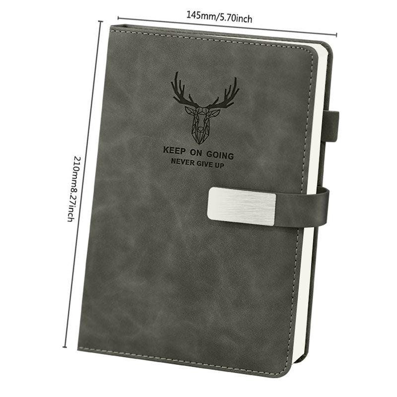 1PC Metal Notebook Ultra Thick Large Business Diaries