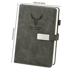 1PC Metal Notebook Ultra Thick Large Business Diaries