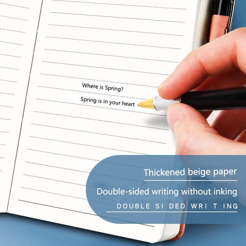 1PC Metal Notebook Ultra Thick Large Business Diaries