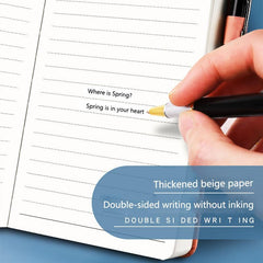 1PC Metal Notebook Ultra Thick Large Business Diaries