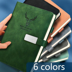 1PC Metal Notebook Ultra Thick Large Business Diaries