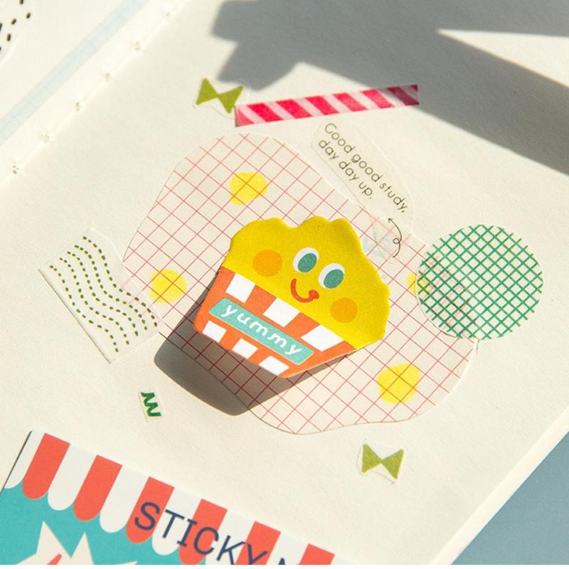 90 Sheets Halloween Shape Sticky Note Combo