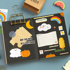 90 Sheets Halloween Shape Sticky Note Combo