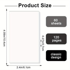 Aluminum Alloy Card Box Notebook With Pen Tearable Fashionable And Convenient