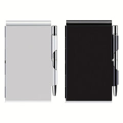 Aluminum Alloy Card Box Notebook With Pen Tearable Fashionable And Convenient