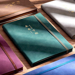 Chinese Character Notebook 196 Pages Strap Pocket Literary Vocabulary