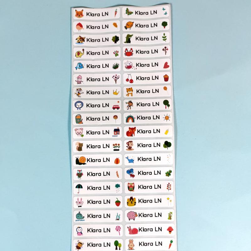 Customize Your Water Bottle with 120 Unique Name Stickers