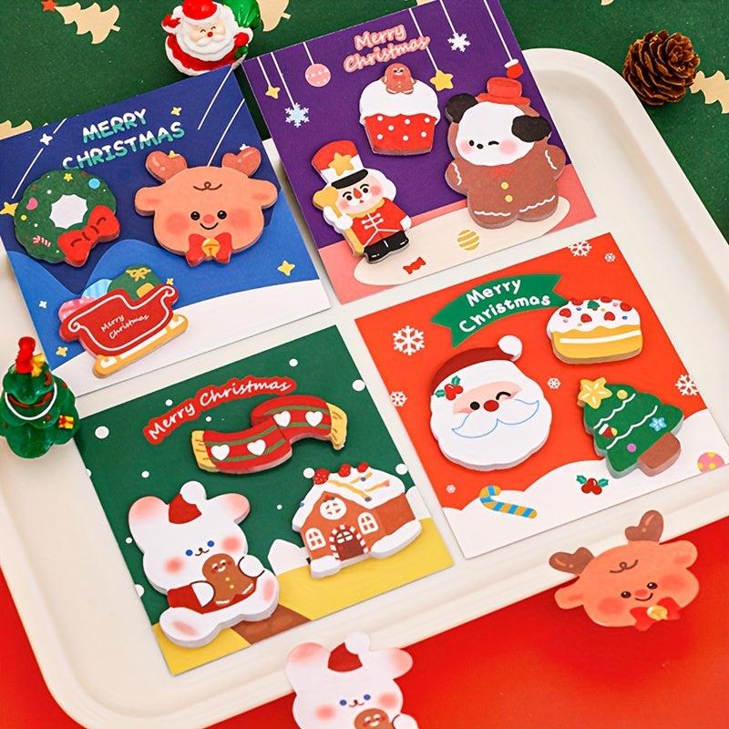 Christmas Combo Sticky Notes 60 Sheets Hand Account Deco