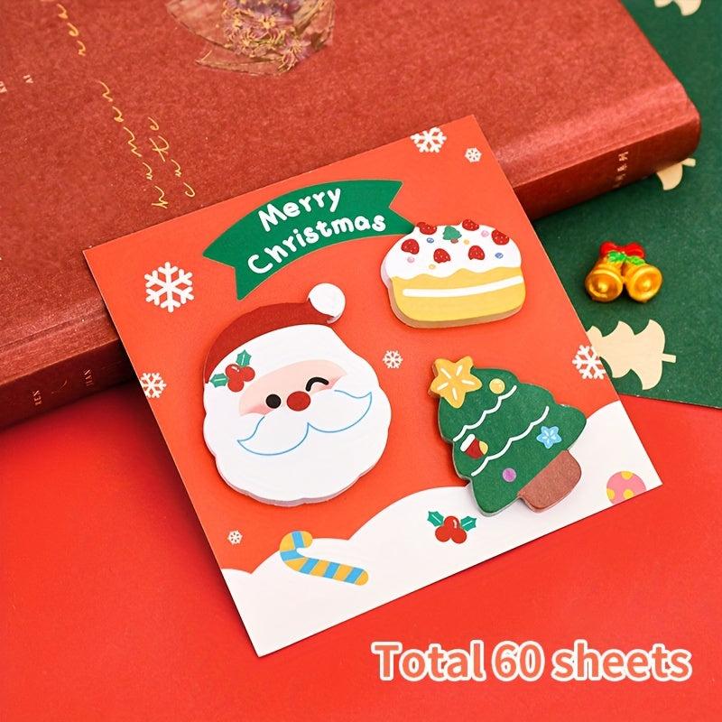 Christmas Combo Sticky Notes 60 Sheets Hand Account Deco