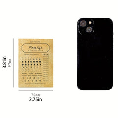 Wooden Rubber Stamp Set for DIY Crafts Gift Wrapping Scrapbooking