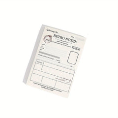 Vintage Moment Series English Note Pack with Ledger Backing Paper - 50pcs