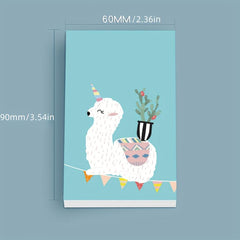 Cartoon Animal Sticky Notes Set - 50 Sheets 60 90mm - Home Office Memo Pad