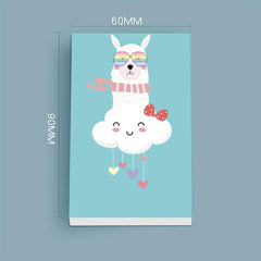 Cartoon Animal Sticky Notes Set - 50 Sheets 60 90mm - Home Office Memo Pad