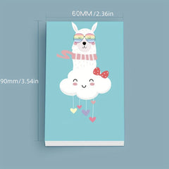 Cartoon Animal Sticky Notes Set - 50 Sheets 60 90mm - Home Office Memo Pad