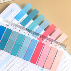 200 Sheets PET Sticky Notes Index Stickers Label Paper Instruction