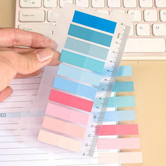 200 Sheets PET Sticky Notes Index Stickers Label Paper Instruction