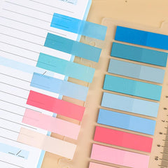 200 Sheets PET Sticky Notes Index Stickers Label Paper Instruction