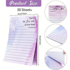 Flower Plant Sticky Notes 12 7 X 10 16 Cm Gradient Note Pads Floral Sticky Memo