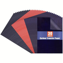 Carbon Transfer Paper PSLER 10 Red & 10 Graphite Sheets