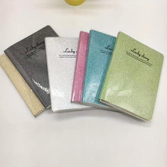 Colorful A7 Pocket Glue Set Office Notepad Student Notebook Flash