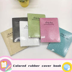 Colorful A7 Pocket Glue Set Office Notepad Student Notebook Flash